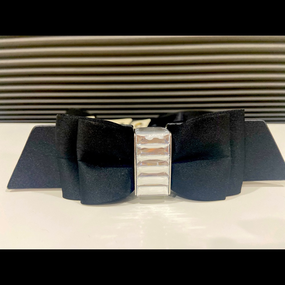 WHBM bow black belt X-small